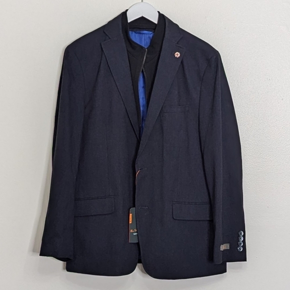 Ben Sherman Other - Ben Sherman Blazer Men 42R Navy Blue 2 Button
